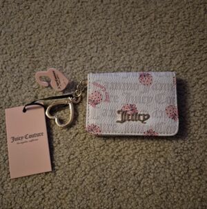 Juicy Couture Angel Crystal/Pink Diamond Berry Sweet Card Case NWT